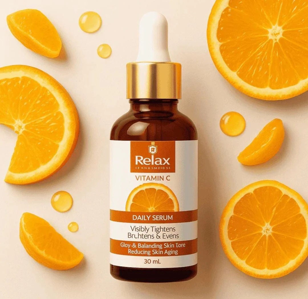 Relax Vitamin C Daily Serum - 30ml | Visibly Brightens, Evens Skin Tone, and Reduces Aging Signs for a Radiant, Youthful Glow - Image 3