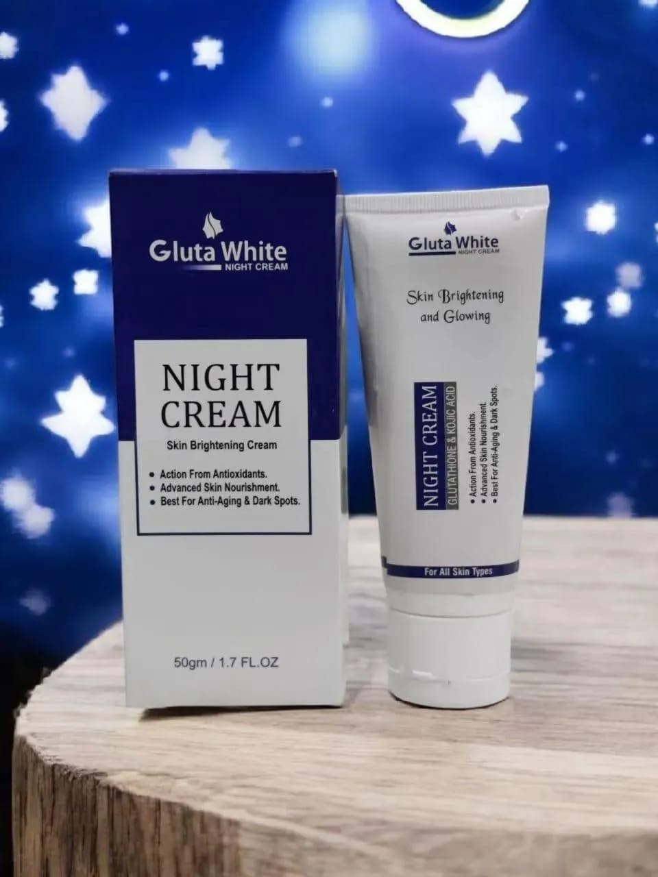 Gluta White Complete 3-in-1 Skin Brightening System – Includes Vitamin C & Glycolic Acid Face Wash, SPF 60++ Sunblock, and Advanced Night Cream for Radiance & Anti-Aging - Image 3