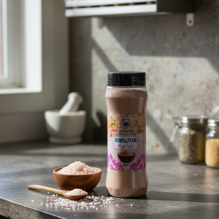 Spinzer Himalayan Pink Salt Natural Mineral Rich Pure Taste Perfect Choice For Daily Cooking Needs - 500g - Image 2