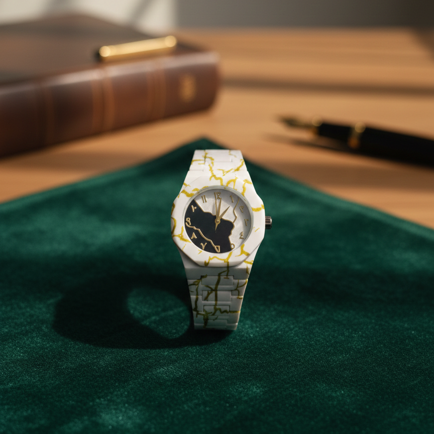 Aura Watch with Double-Design & Dual-Colour Innovation – The Art of Two Faces, One Soul (metal) - Image 2