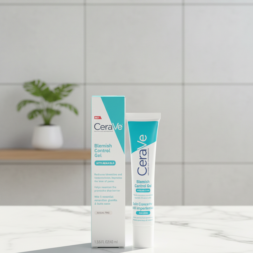 CeraVe Blemish Control Gel (40ml) with AHA & BHA - Salicylic Acid Acne Treatment to Clear Breakouts, Minimize Pores & Restore Skin Barrier - Image 2