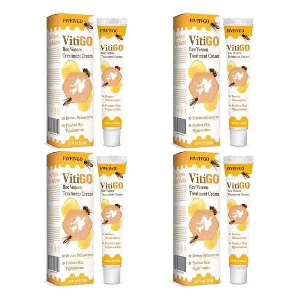 Bee Venom Vitiligo Treatment Cream - Restore Melanocytes & Skin Pigmentation - Natural Melanin Care Ointment for Leukoplakia (20g) - Image 4