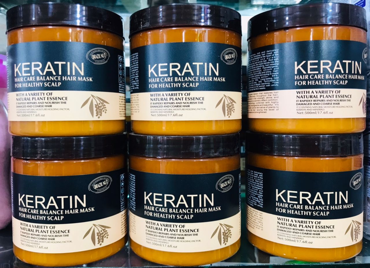Keratin Hair Care Balance Mask And Treatment For Healthy Scalp Providing Nourishing Effect With Reliable Quality - 500ML - Image 4