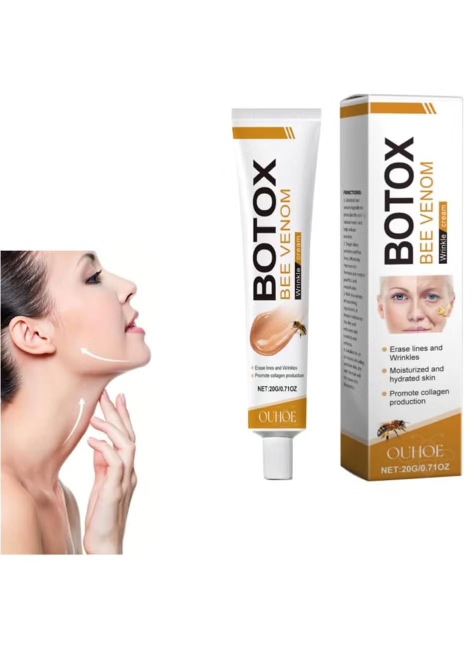 Botox Bee Venom Wrinkle Cream | Anti‑Aging Moisturizer | Collagen Boost | Reduce Wrinkles & Fine Lines 20gm - Image 4