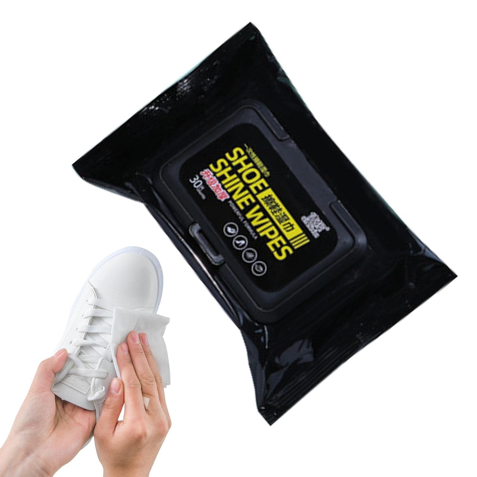 Shoe Wipes | 80 Pcs Instant Cleaner | Quick Dirt & Stain Removal | Shoe Cleaning Kit - Image 2