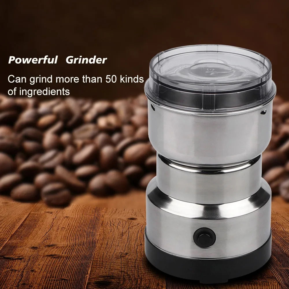 Mini Electric Grinder Machine 300W Stainless Steel – Coffee, Spice & Masala Blender (220V) - Image 2