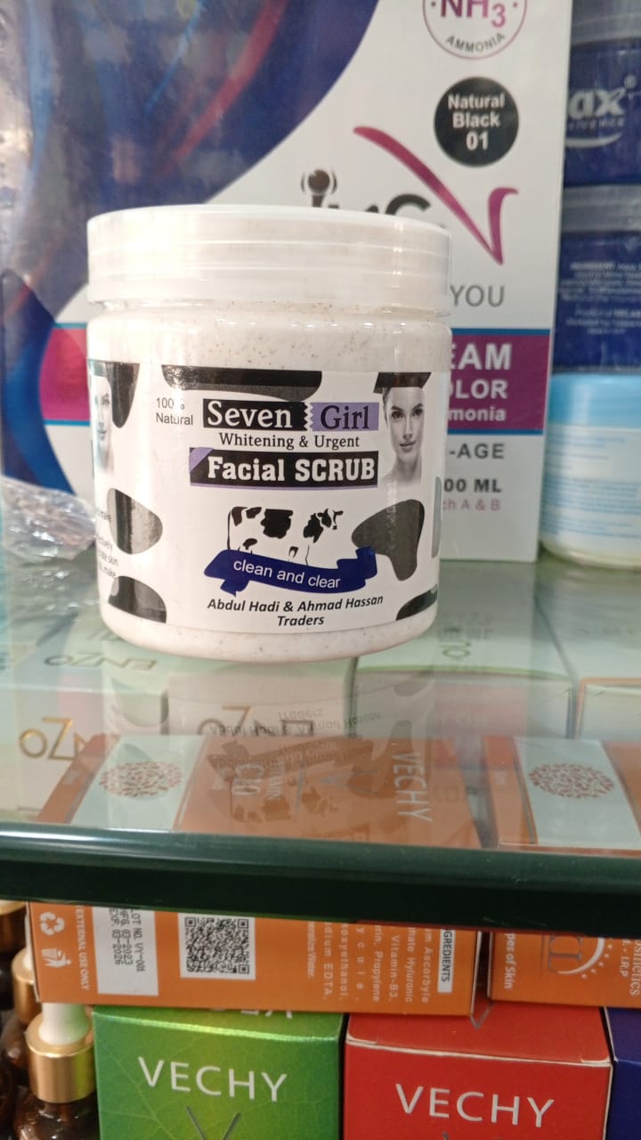 Seven Girl Whitening & Facial Scrub – Big Size, Made in UK - Image 5