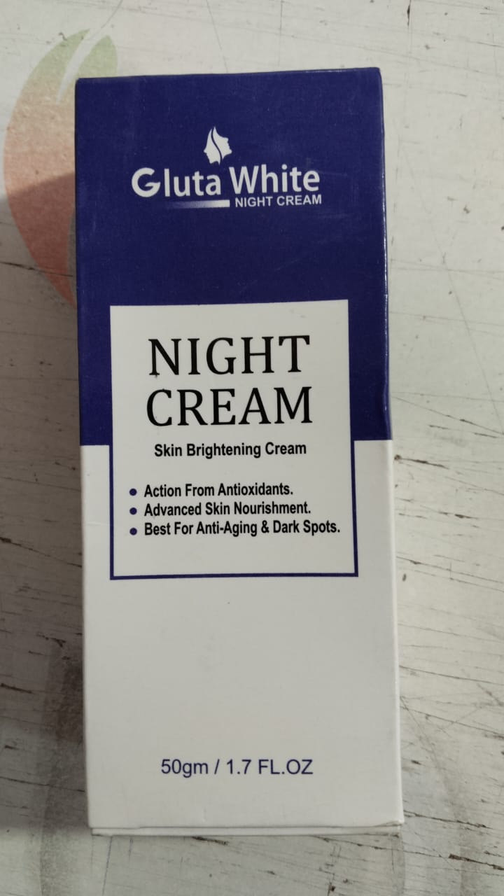 Gluta White Night Cream | 50ml | Advanced Brightening, Nourishing & Anti‑Aging Formula - Image 5