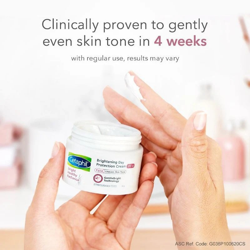 Cetaphil Brightening Day Protection Cream | SPF 15 | 50g | Made in France | Dark Spot & Even Tone Care - Image 2