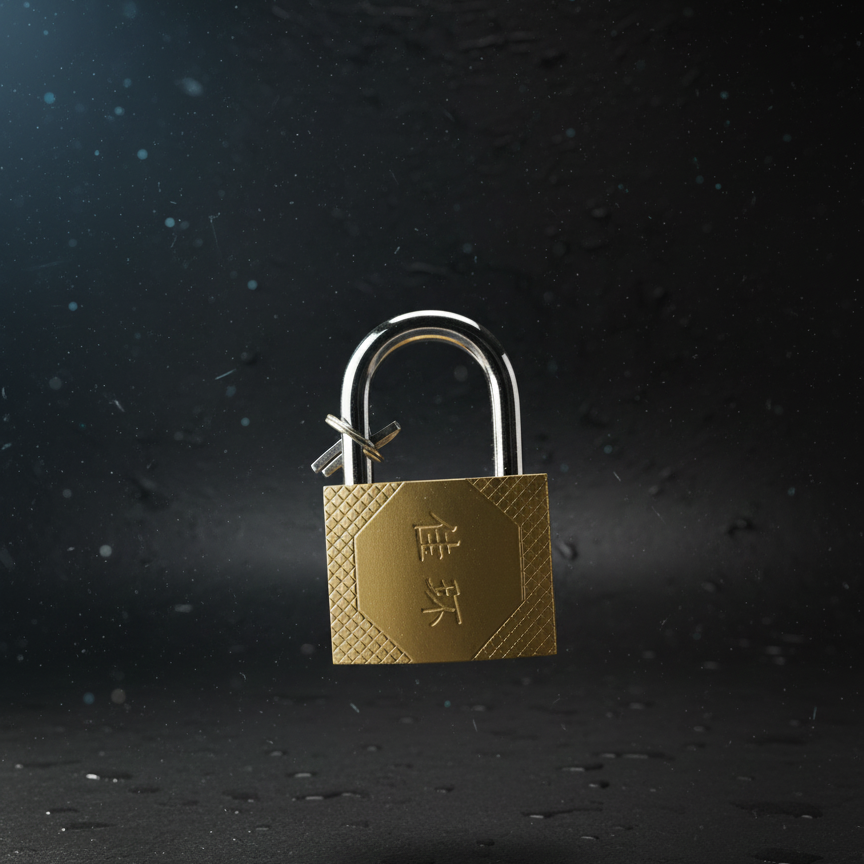 Industrial-Grade Solid Brass Heavy-Duty Security Padlock with Chrome-Plated Hardened Steel Shackle and Precision Keyway - Image 2