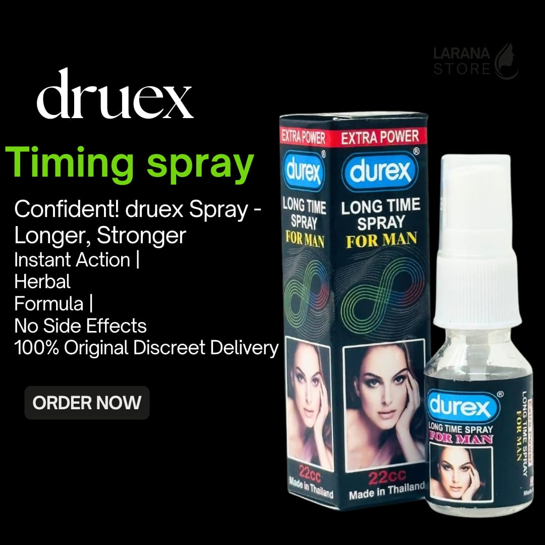 Druex Timing Spray | Long-Lasting Performance Support | Waterproof Formula | Pack of 1 (22g) - Image 4