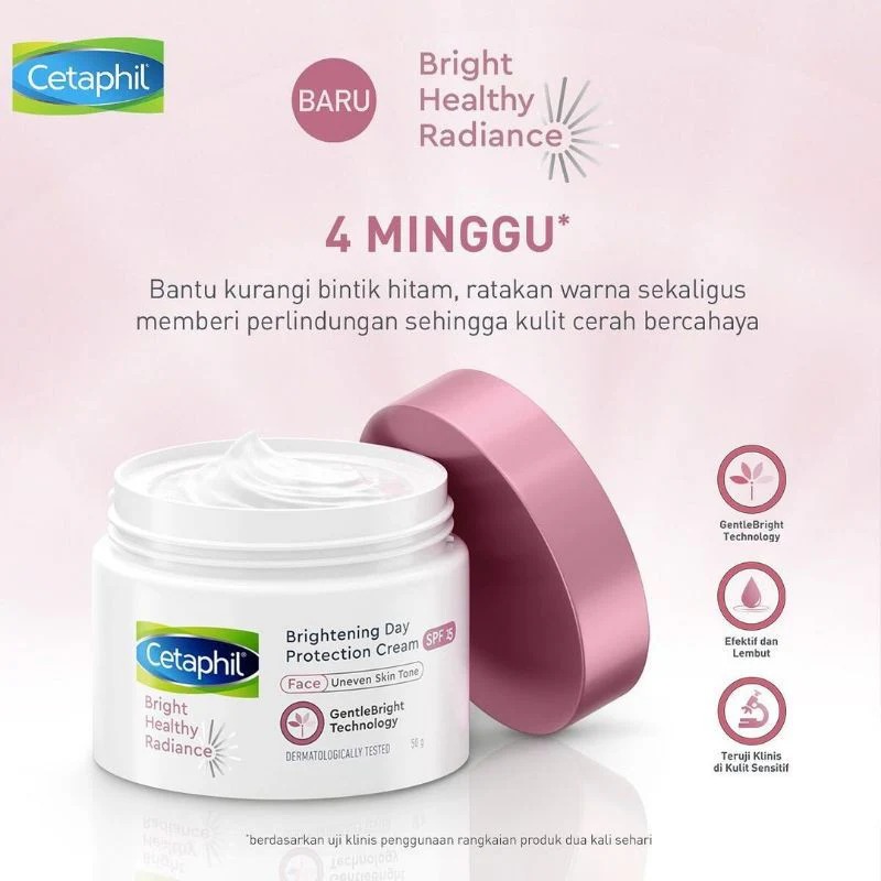 Cetaphil Brightening Day Protection Cream | SPF 15 | 50g | Made in France | Dark Spot & Even Tone Care - Image 3