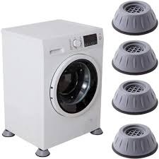 4Pcs Universal Anti‑Vibration Feet Pads | Washing Machine, Dryer, Refrigerator & Furniture Non‑Slip Rubber Mat (Small Size) - Image 3